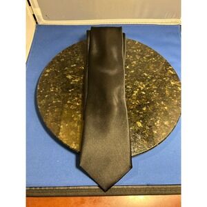 Joseph‎ & Feiss Gold Men's Black Classic Length Polyester Tie